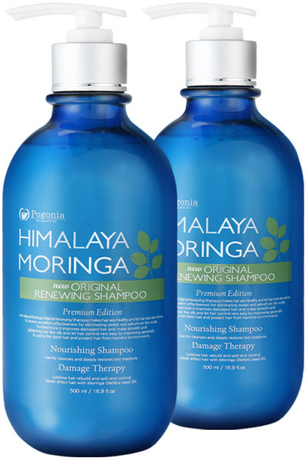 미페마 향기좋은 천연계면활성제 약산성 두피 모링가 샴푸 500ml, 2개