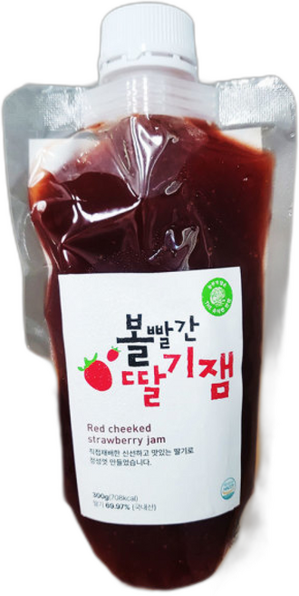 더 진한 수은마을 볼빨간 딸기잼, 2세트, 300g