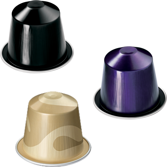 네스프레소 정품 캡슐 오리지널 진한 라떼 베이스 3종 세트