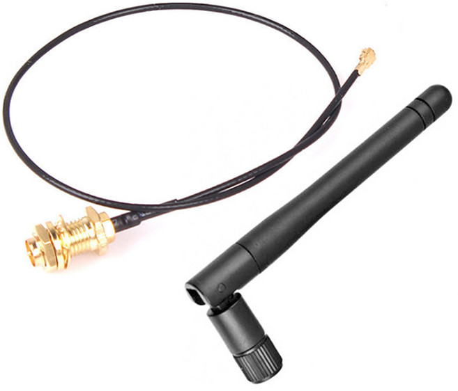 2dBi 무선 안테나 IPX SMA 와이파이 WIFI2.4G esp8266, L0102. 무선 안테나 세트 2dBi, 1개