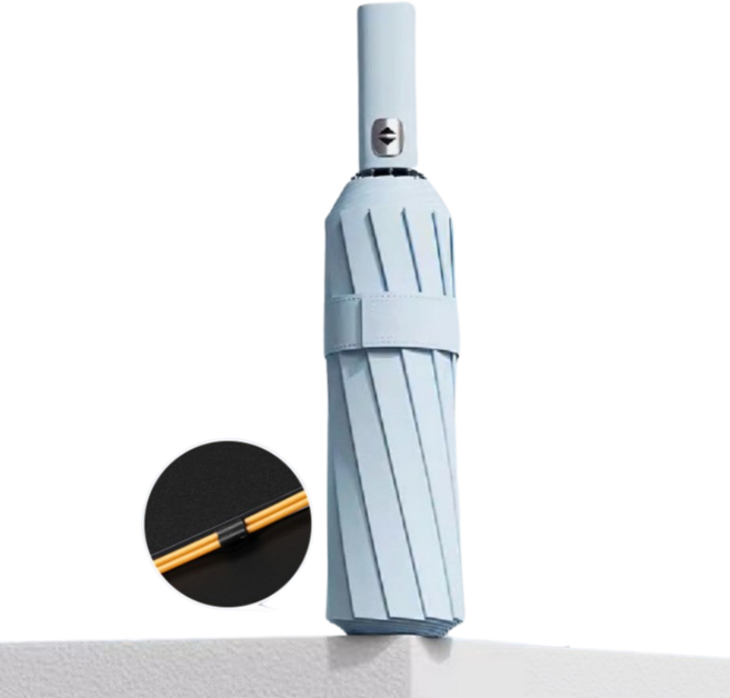 올마이웨이 특수 이중살대 튼튼한 빅사이즈 106cm 자외선 차단 3단 자동 우산