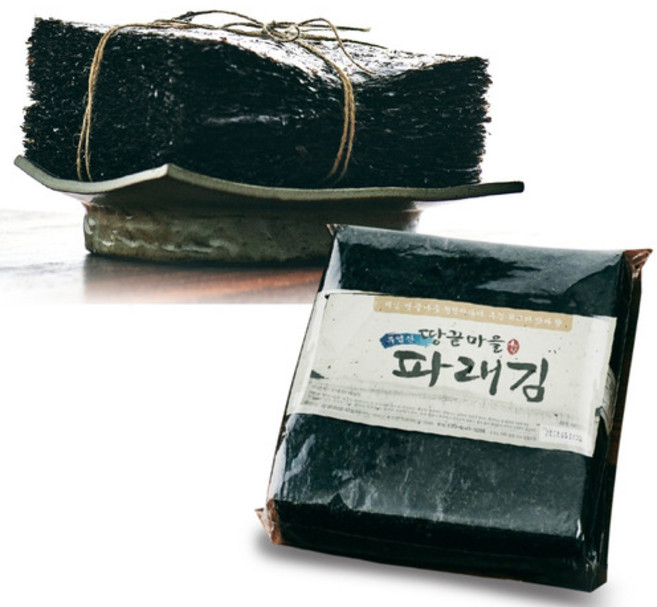 해남김 무염산 생김 파래김 1톳 100매, 파래김 1톳(100매)
