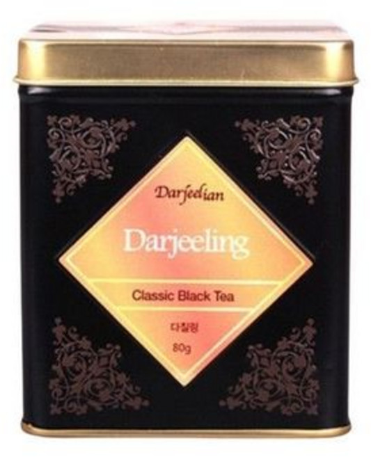 다질리언 밀크티 중국음료 물대용 영국차 따뜻한 홍차 다즐링 클래식 블랙티 80g, 1개