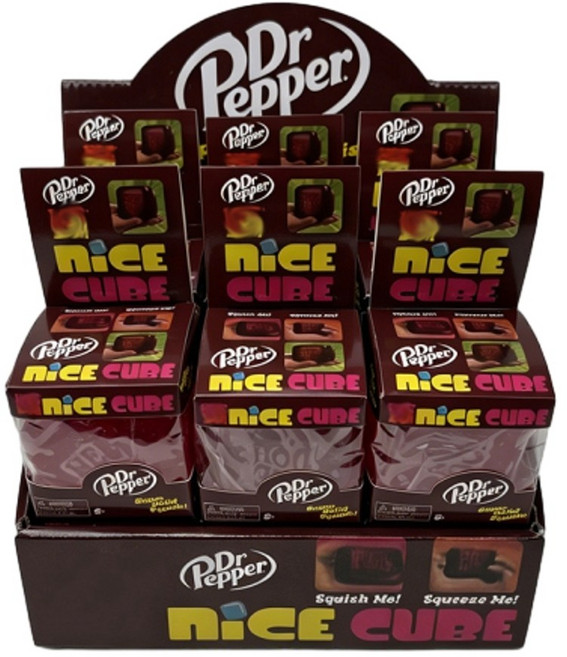 Dr. Pepper Nice Cube 麥芽糖捏捏樂, 可樂款 - 12個裝 送彩盒, 1個