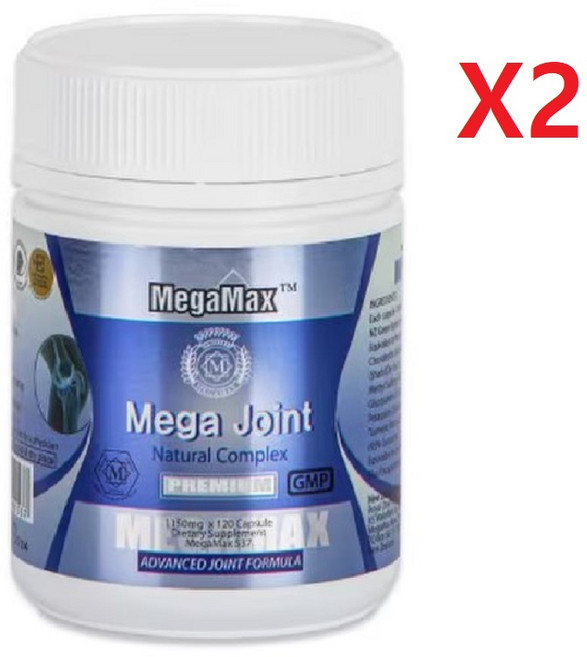 뉴질랜드 메가맥스 메가 조인트 MSM 1150mg 120정-2개, 120정, 2개