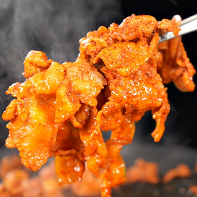 제주 흑돼지 연탄 불고기 왕구이 고추장맛, 1개, 300g