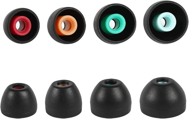 소니 이어버드 WF-C500LinkBuds S 교체 팁 WF-1000XM41000XM5 WF-SP800N WF-XB700 4쌍용 럭밴 실리콘 이어팁, Silicone