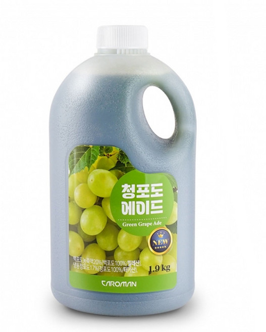 까로망 청포도 농축에이드 시럽, 1.9kg, 1개