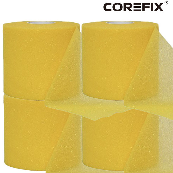 코어픽스 언더랩 배드민턴 테이프 스펀지 스폰지 쿠션 랩 스포츠 테이프 테이핑, 4개