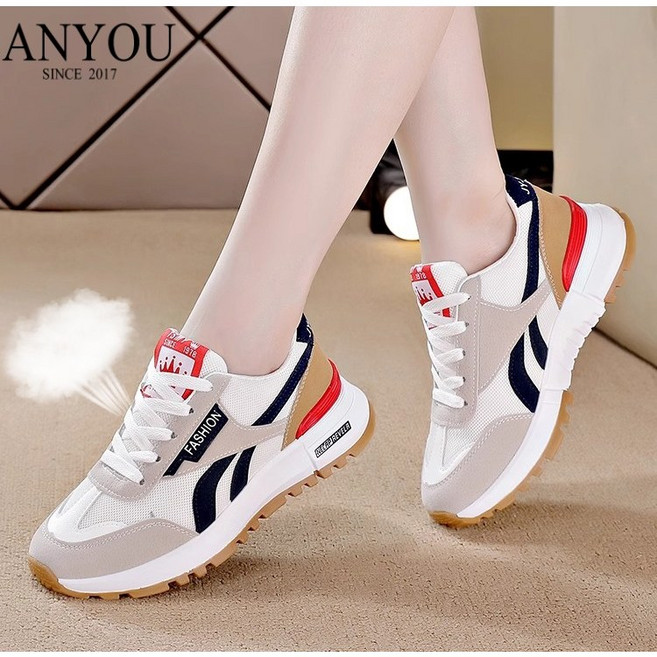 여성 운동화 여름 패션 가볍고 통기성이 좋은 아웃도어 캐주얼 트레킹화