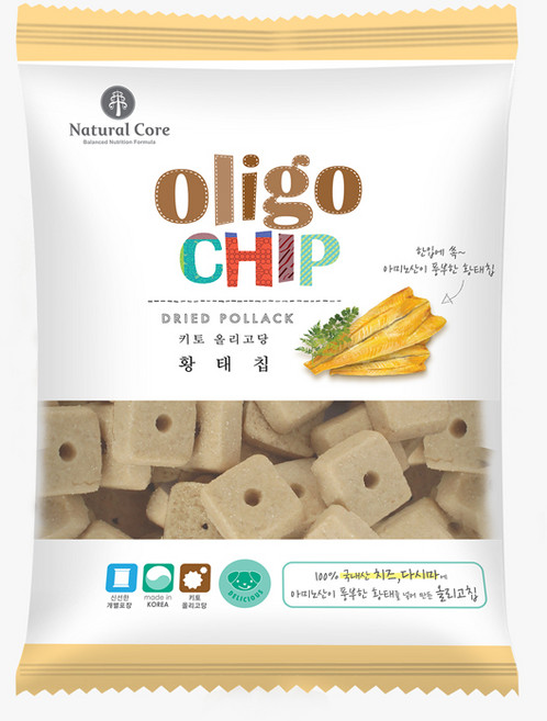 올리고칩 고구마칩 45g, 황태, 1개