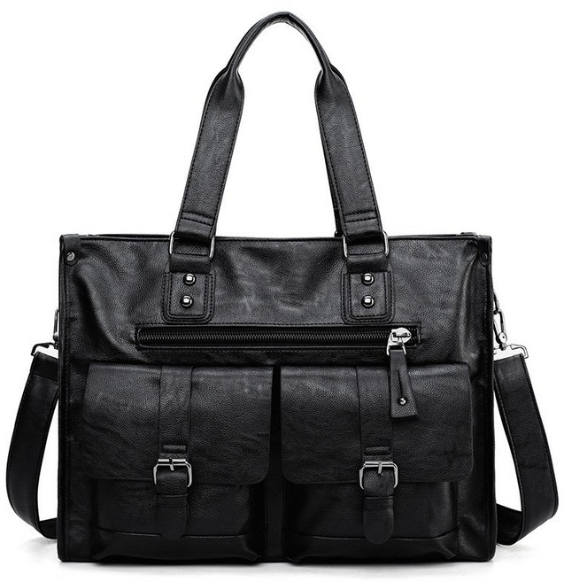 리브 남성용 가죽 서류 가방 고급 크로스백