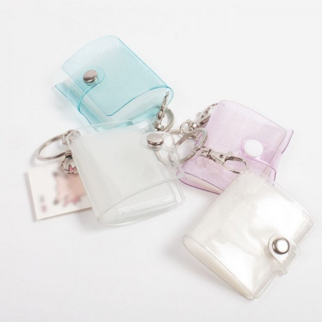 어린이집 단체 고급 키링 씰스크랩 북 포켓몬빵 보관 띠부 씰 앨범 바인더 학교 학원 행사 기념품 이벤트, (4)4미니씰앨범-퍼플펄