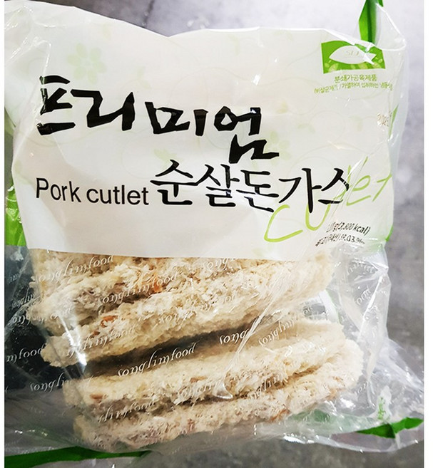 순살돈까스 송림 신정 200g x10입 2K X5 포크카츠 샌드위치용 포장용 박스판, 5개, 2kg