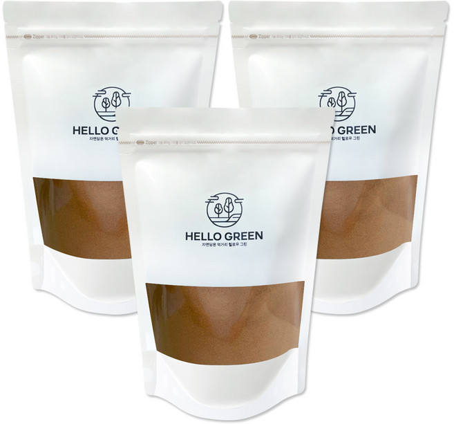 헬로우그린 계피가루 (시나몬 가루), 3개, 500g