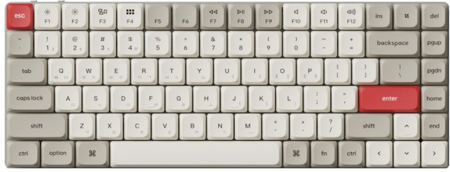 키크론 ZMK 유무선 기계식 키보드, 레트로, K3SE2-RB4, 바나나축