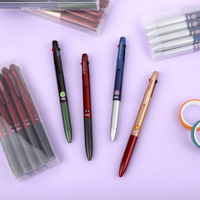 마블 3색 볼펜 10개 세트 (4 option), 캡틴아메리카