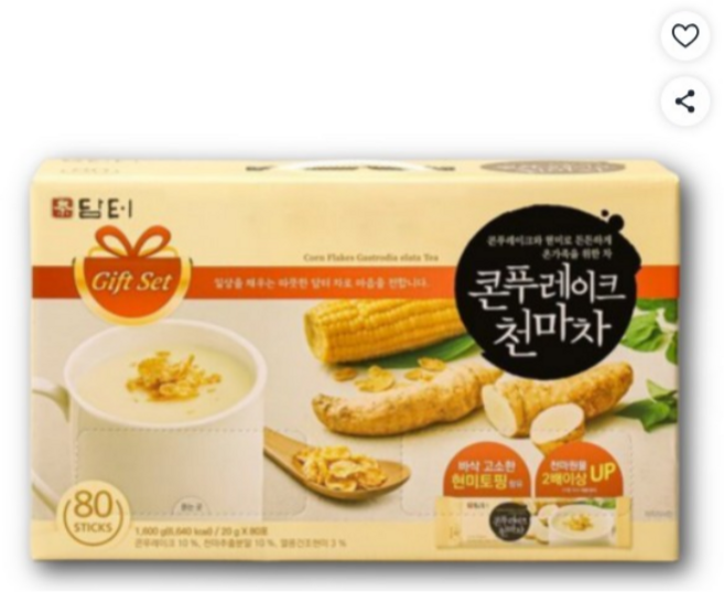 우리차 실속형 콘푸레이크 천마차, 1개, 80개입, 18g