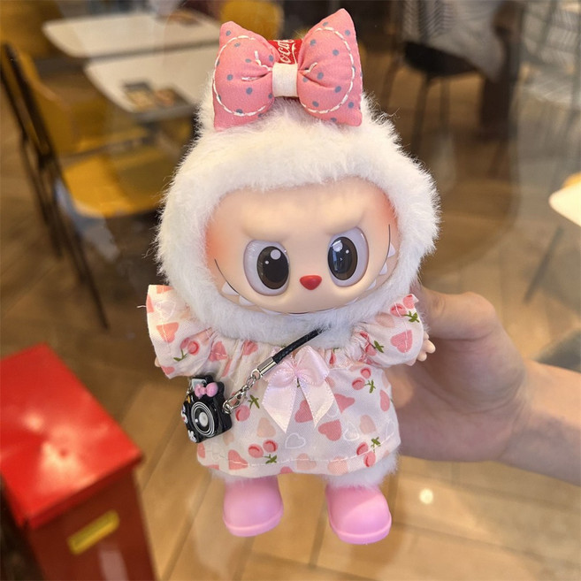 besteffie 적용모델 라부부옷입히기 귀여운 라부부 인형옷 세트 라부부의상 K89, 핑크 세트, 1개