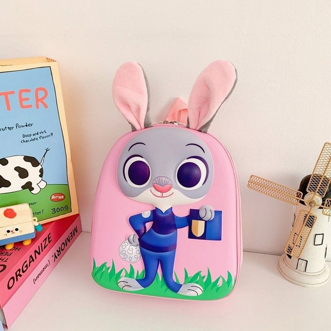 주토피아 닉 앤 주디 소풍가방 애니메이션 캐릭터 백팩 가벼운 하드 쉘