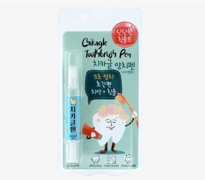 더펫원츠 치카글 강아지 고양이 치석 입냄새 제거 치약 칫솔 양치펜(다이얼펜) 6g 2개, 1개