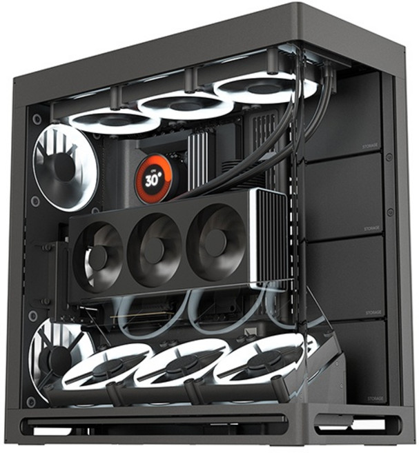 [HAVN] HS 420 VGPU [미들타워] [블랙], 1개