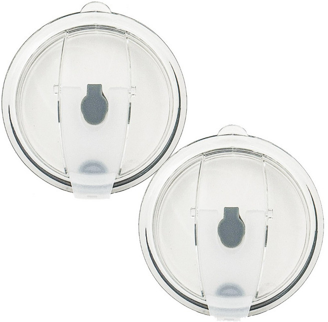 아워리빙 텀블러 스트로우 빨대 뚜껑, 투명, 2개, 30oz