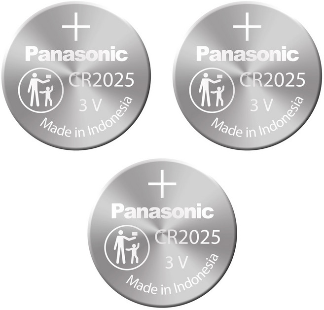 소니 3V 코인형 리튬 건전지 CR2025, 3개, 1개입