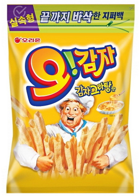 오리온 오감자 감자 그라탕맛 202gx8 가성비, 202g, 1개