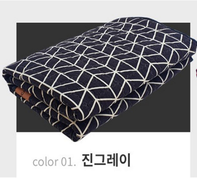 DC12V 스마트 탄소온열매트(2인용) 카본 탄소, 진그레이 2인용