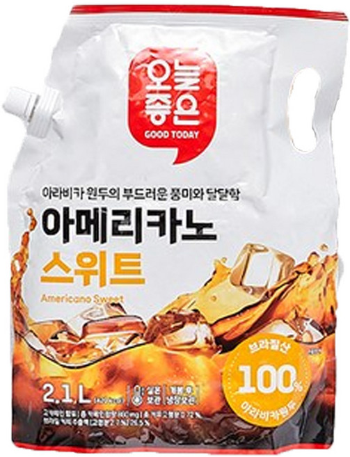 오늘좋은 아메리카노 스위트 2.1L, 6개