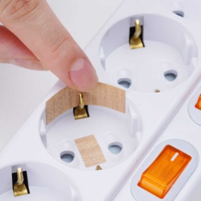 국산 전기화재 방지 붙이는 소화기 멀티탬 패치 소방용품, 6개