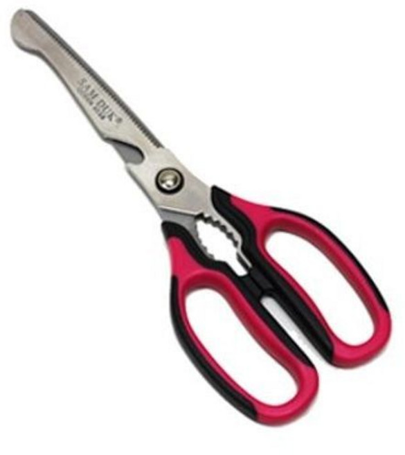 삼덕 칼라가위 2호 주방 음식용 가위 업소 가정용, 1개