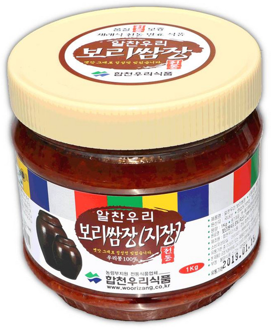 [합천우리식품] 알찬우리 보리쌈장, 1kg, 1개