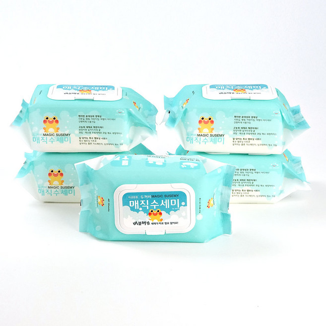 두꺼비 뽑아쓰는 일회용 세제 수세미, 40개입, 5개