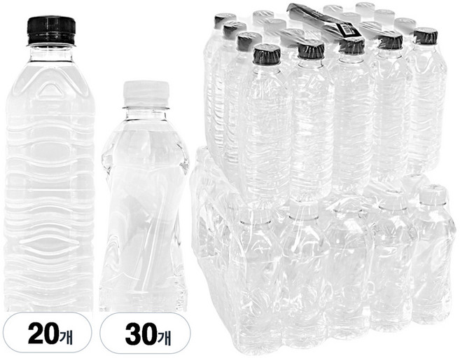 순창샘물 무라벨 500ml 20병+330ml 30병