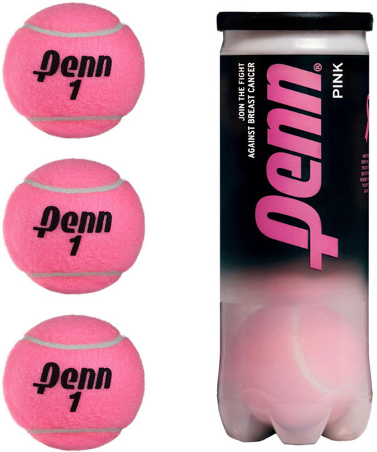 헤드 Penn 펜 핑크 분홍 컬러 테니스공 3구 Penn tennis ball, 1세트