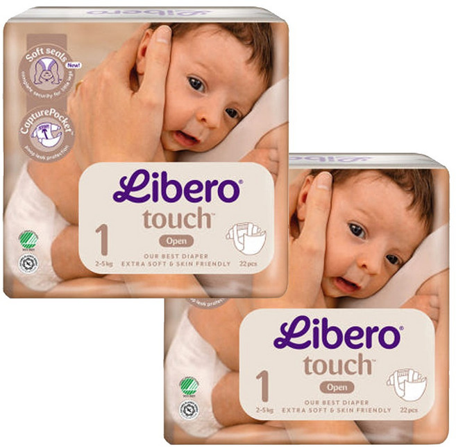 리베로 터치 프리미엄라인 기저귀, 1단계, 44매