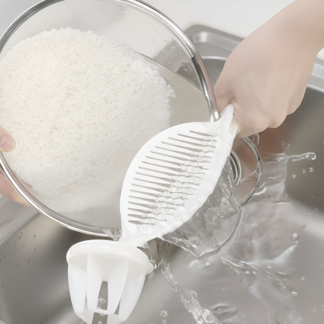 마요미 일본산 쌀세척봉 라이스 워시 쌀씻기, 1개, 화이트