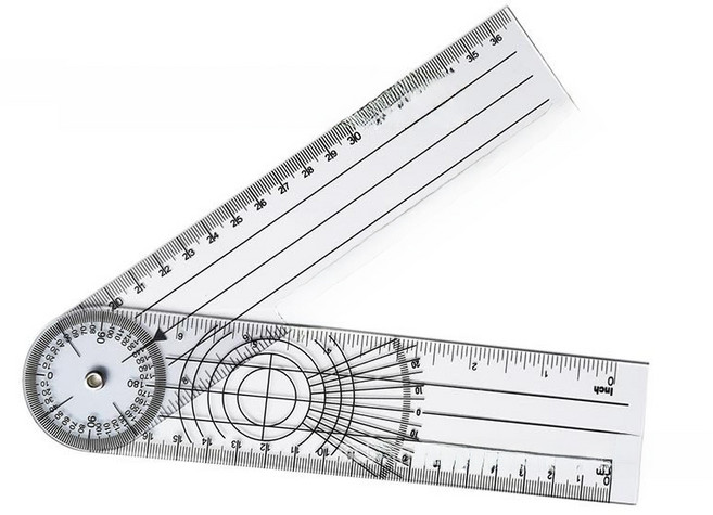 관절각도기 임상용 의료용 관절각도계 고니어 고니오 곤요 미터 메타 메터 정형외과, 1개