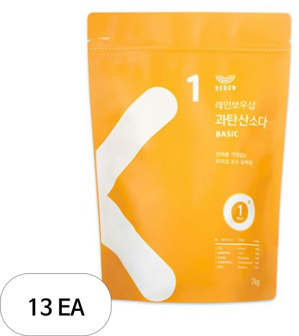 레인보우샵 과탄산소다 베이직, 2kg, 13개