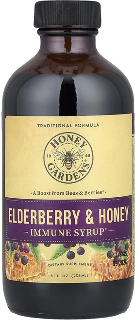 몸관리하세요 겨울입니다 Zand 엘더베리 벌침 요법 무가공 꿀 유기농 애플 사이다 식초 함유 프로폴리스 240ml(8fl oz) 특별관리진행, Zand엘더베리시럽벌침요법무가공꿀유기농애플사이다식초함유, 1개, 240ml - 쿠팡