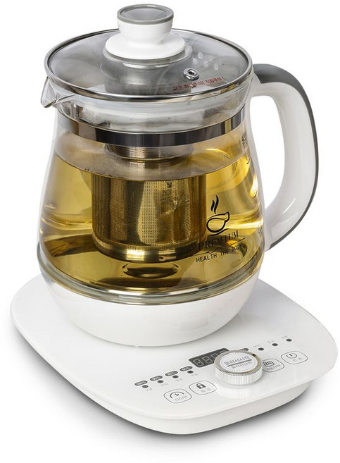 [2026년형 신규 리뉴얼] 모닝컴 1.7L 멀티포트 전기포트 보온포트 약탕기 차탕기 티메이커 DWTM-2978WS 화이트 보리차 홍삼