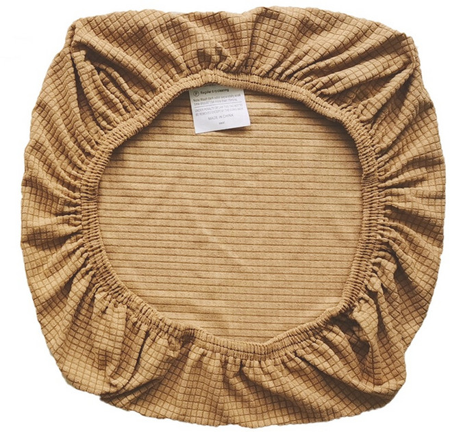 파크피아 생활방수 고탄력 의자시트 좌판커버, 연브라운