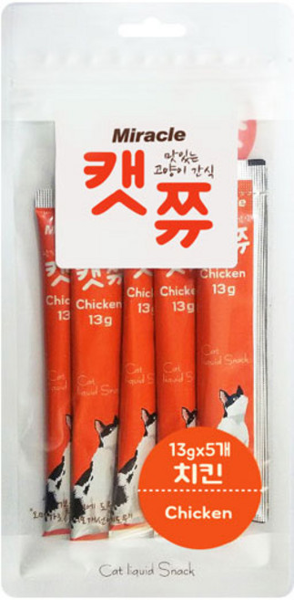 캣쮸 치킨 (13gx5p), 13g, 1개