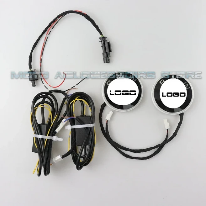 BMW K1600B 용 오토바이 방향 지시등 자동차 로고 LED 방향 지시등 NEW, 01 1 set