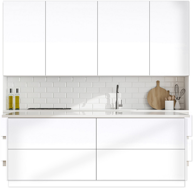 퀸하우징 인테리어필름 싱크대 가구 책상 리폼 시트지, 21. HHQ102 유광 화이트