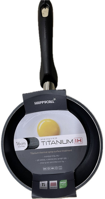 해피콜 티타늄 에그팬 16cm, 1개