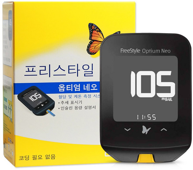 프리스타일 옵티엄 네오 혈당 및 케톤 측정 시스템, 1개