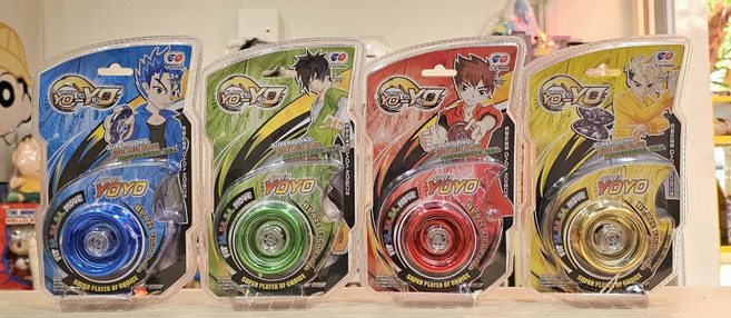 BMC TOYS SUPER YOYO 專業陀螺, 金.藍.綠.紅, 1個